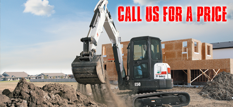 Bobcat loader and excavator specials