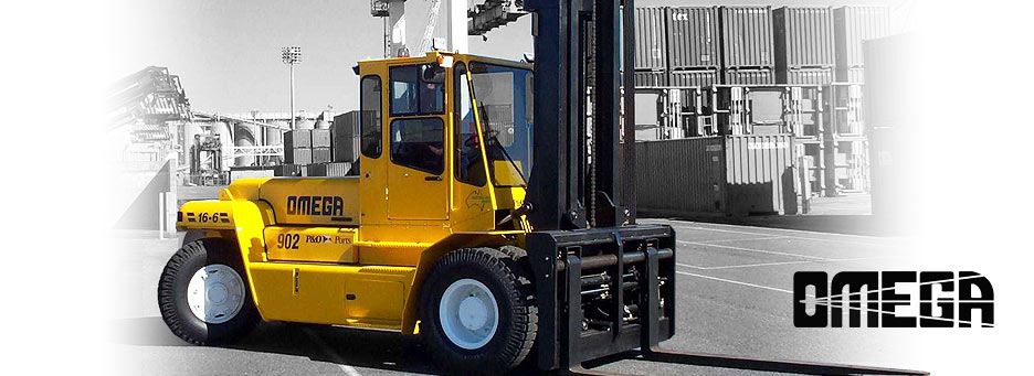 Omega Heavy Forklift Trucks